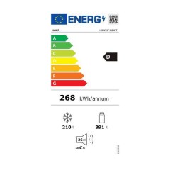 Haier Ψυγείο Ντουλάπα 601lt Total NoFrost Υ177.5xΠ90.5xΒ72.6εκ. Μαύρο HSW79F18DIPT